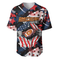 Custom American Football Grunge Baseball Jersey Special Version - Wonder Print Shop