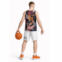 Custom American Football Grunge Basketball Jersey Special Version - Wonder Print Shop