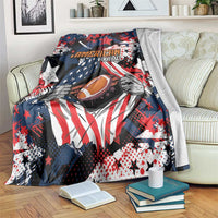 American Football Grunge Blanket Special Version - Wonder Print Shop
