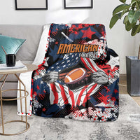 American Football Grunge Blanket Special Version - Wonder Print Shop