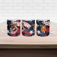 Custom American Football Grunge Ceramic Mug Special Version - Wonder Print Shop