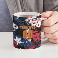 Custom American Football Grunge Ceramic Mug Special Version - Wonder Print Shop