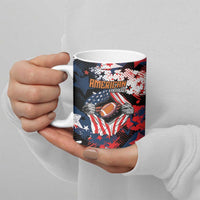 Custom American Football Grunge Ceramic Mug Special Version - Wonder Print Shop