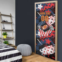 Custom American Football Grunge Door Cover Special Version - Wonder Print Shop