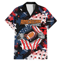 Custom American Football Grunge Family Matching Mermaid Dress and Hawaiian Shirt Special Version - Wonder Print Shop