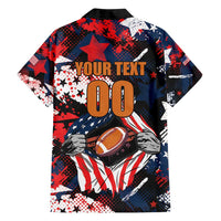 Custom American Football Grunge Family Matching Summer Maxi Dress and Hawaiian Shirt Special Version - Wonder Print Shop