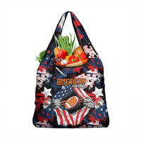 American Football Grunge Grocery Bag Special Version - Wonder Print Shop