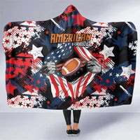American Football Grunge Hooded Blanket Special Version - Wonder Print Shop