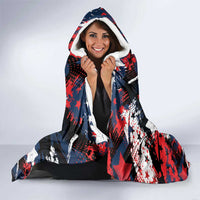American Football Grunge Hooded Blanket Special Version - Wonder Print Shop