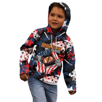 Custom American Football Grunge Kid Hoodie Special Version - Wonder Print Shop