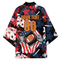 Custom American Football Grunge Kimono Special Version - Wonder Print Shop