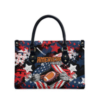 American Football Grunge Leather Bag Special Version - Wonder Print Shop