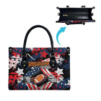 American Football Grunge Leather Bag Special Version - Wonder Print Shop