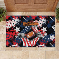 American Football Grunge Rubber Doormat Special Version - Wonder Print Shop