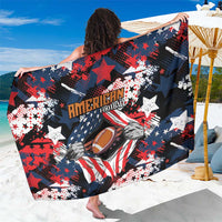 American Football Grunge Sarong Special Version - Wonder Print Shop