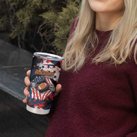 Custom American Football Grunge Tumbler Cup Special Version - Wonder Print Shop