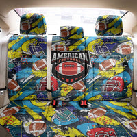 American Football Graffiti Back Car Seat Cover Unique Style - Wonder Print Shop