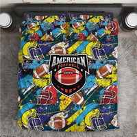 American Football Graffiti Bedding Set Unique Style - Wonder Print Shop