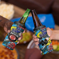 Custom American Football Graffiti 4 in 1 Can Cooler Tumbler Unique Style - Wonder Print Shop