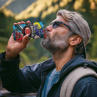 Custom American Football Graffiti 4 in 1 Can Cooler Tumbler Unique Style - Wonder Print Shop