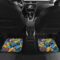 American Football Graffiti Car Mats Unique Style - Wonder Print Shop