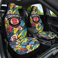 American Football Graffiti Car Seat Cover Unique Style - Wonder Print Shop