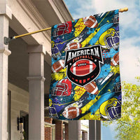 American Football Graffiti Garden Flag Unique Style - Wonder Print Shop