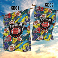 American Football Graffiti Garden Flag Unique Style - Wonder Print Shop