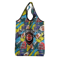American Football Graffiti Grocery Bag Unique Style - Wonder Print Shop