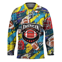 Custom American Football Graffiti Hockey Jersey Unique Style - Wonder Print Shop