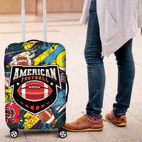 American Football Graffiti Luggage Cover Unique Style - Wonder Print Shop