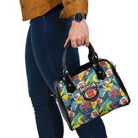 American Football Graffiti Shoulder Handbag Unique Style - Wonder Print Shop