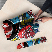 American Football Graffiti Umbrella Unique Style - Wonder Print Shop