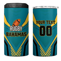 Custom Rugby Bahamas 4 in 1 Can Cooler Tumbler The Bahamas Go Champion - Wonder Print Shop