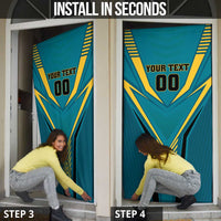 Custom Rugby Bahamas Door Cover The Bahamas Go Champion - Wonder Print Shop
