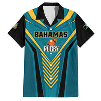 Custom Rugby Bahamas Family Matching Off The Shoulder Long Sleeve Dress and Hawaiian Shirt The Bahamas Go Champion - Wonder Print Shop