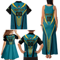 Custom Rugby Bahamas Family Matching Tank Maxi Dress and Hawaiian Shirt The Bahamas Go Champion - Wonder Print Shop
