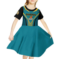 Custom Rugby Bahamas Kid Short Sleeve Dress The Bahamas Go Champion - Wonder Print Shop