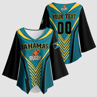 Custom Rugby Bahamas Kimono Sleeve Blouse The Bahamas Go Champion - Wonder Print Shop