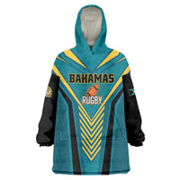 Custom Rugby Bahamas Wearable Blanket Hoodie The Bahamas Go Champion - Wonder Print Shop