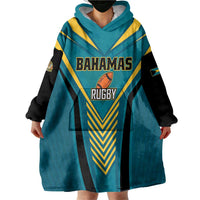 Custom Rugby Bahamas Wearable Blanket Hoodie The Bahamas Go Champion - Wonder Print Shop