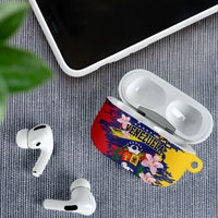 Venezuela Orchid Cattleya Mossiae AirPods Case Flag Color Inspired