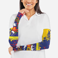 Personalized Venezuela Orchid Cattleya Mossiae Arm Sleeves Flag Color Inspired