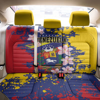 Venezuela Orchid Cattleya Mossiae Back Car Seat Cover Flag Color Inspired