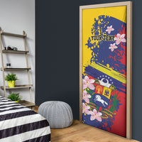 Personalized Venezuela Orchid Cattleya Mossiae Door Cover Flag Color Inspired