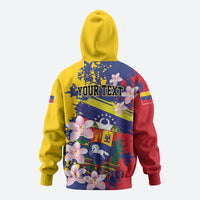 Personalized Venezuela Orchid Cattleya Mossiae Hoodie Flag Color Inspired