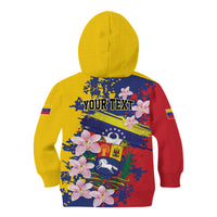 Personalized Venezuela Orchid Cattleya Mossiae Kid Hoodie Flag Color Inspired