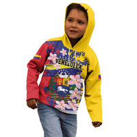 Personalized Venezuela Orchid Cattleya Mossiae Kid Hoodie Flag Color Inspired