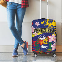 Venezuela Orchid Cattleya Mossiae Luggage Cover Flag Color Inspired