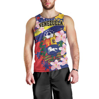 Personalized Venezuela Orchid Cattleya Mossiae Men Tank Top Flag Color Inspired
